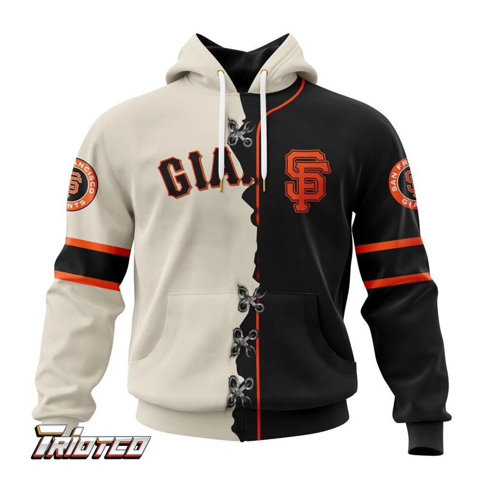Sudadera con Capucha 3D del Equipo de Béisbol de San Francisco Gigantes, Unisex Adultos S-5XL Foto 1 de 4