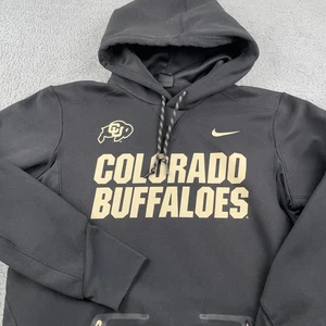 Sudadera con Capucha Colorado Buffaloes Para Hombres Mediana Negra NCAA Fútbol Nike Dri Fit Pullover - Imagen 1 de 10