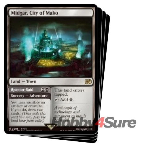 Midgar, City Of Mako X4 M/NM Magic: The Gathering MTG Final Fantasy - Image 1 of 1