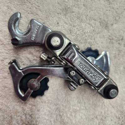 Desviador trasero Shimano RD-TY10 jaula larga rescatado vintage Foto 1 de 4