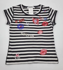 Sonia Rykiel Girls 100% Cotton Fashion T-Shirt Size 6 Years New Without Tags - Picture 1 of 4