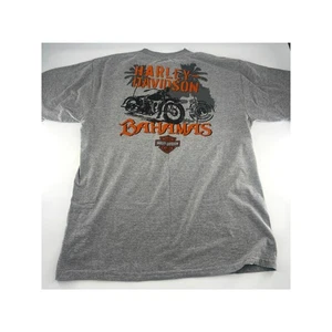 Harley Davidson Bahamas Tshirt Mens Extra Large Gray Short Sleeve Pullover - Picture 1 of 7