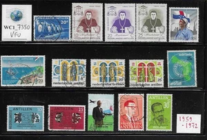 WC1_7350. CURACAO. Clean lot of 1959-72 stamps. Used - Picture 1 of 1