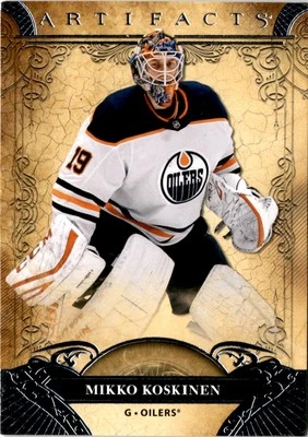 2020-21 Upper Deck Artifacts #4 Mikko Koskinen Edmonton Oilers - Image 1 of 2