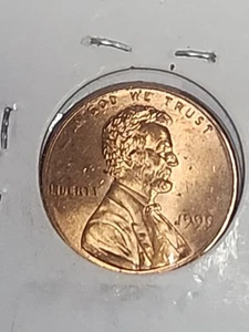 1999 P Lincoln Cent With Die Chip Crack Error - Picture 1 of 3