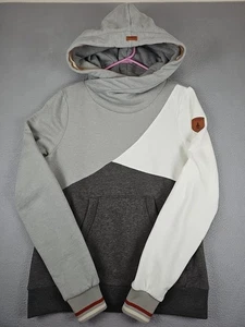 Wanakome Cowl Neck Hoodie Women's Size Large Color Block Sweatshirt - Picture 1 of 9