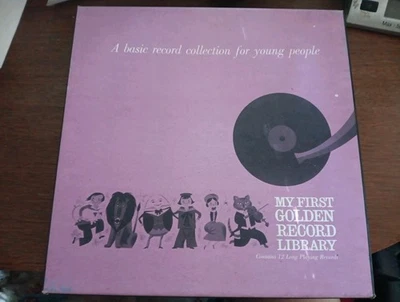 My First Golden Record Library 12 LP Vinyl Boxset Childrens 1962 Homeschool  - Image 1 of 4