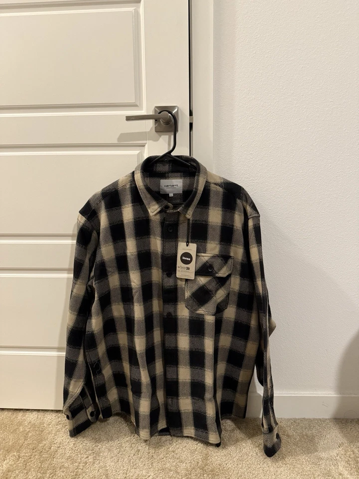 Camisa a Cuadros Carhartt Wip Witten Para Hombre Talla L Nueva con Etiquetas Foto 1 de 4