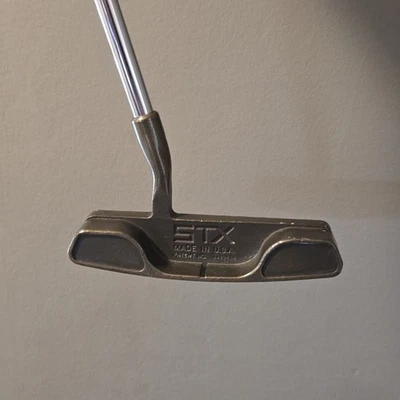 Vintage STX Putter Blade Green 35" RH Soft Face Made in USA - Image 1 of 4