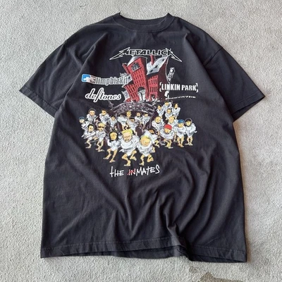 Camiseta De Colección Summer Sanatarium 2003 Deftones Metallica Limp Bizkit XL REIMPRESIÓN Foto 1 de 4