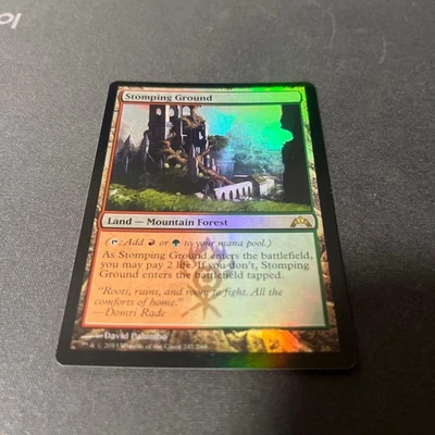 MTG Stomping Ground Foil GTC English Play This Card - Image 1 of 4