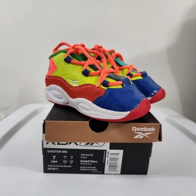 Reebok Classics Concepts Question Mid Allen Iverson NBA HP3017 Sz 7 Basketball - Image 1 of 4