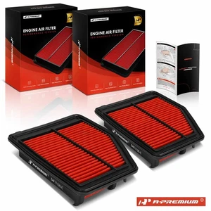 A-Premium 2x High Performance Engine Air Filter for Honda Civic 2012-2015 Acura - Picture 1 of 12