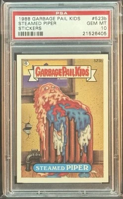 1988 GARBAGE PAIL KIDS SERIES 13 #523B STEAMED PIPER PSA 10 GEM MINT - Image 1 of 2
