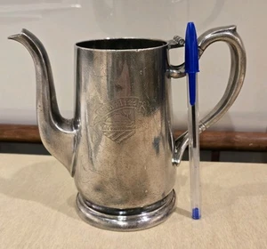 Charlie's Cafe Exceptionale Coffee Pot Minnesota Restaurant Ware SILVER PLATE - Picture 1 of 7