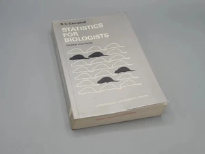 Statistics for Biologists 3rd by Campbell Paperback Book - Ex-Library Book - Picture 1 of 4