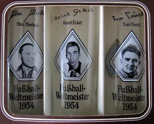 NEU IN OVP: 3 x ALTBIER GLAS GLÄSER HANNEN ALT WM 1954 mit MORLOCK, ECKEL, TUREK - Bild 1 von 4