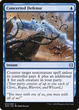 Magic the Gathering (mtg): ZNR: Concerted Defense  (x 4)