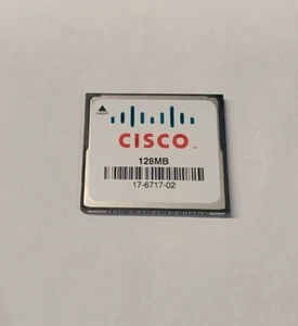 Karta pamięci Cisco CompactFlash 128MB CF 17-6717-02 UGB30SHF0128E4-CS5 - Zdjęcie 1 z 3