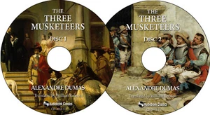 The Three Musketeers audiobook - 2 MP3 CDs  in security sleeves - Bild 1 von 3