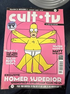 Cult TV Magazine Season 2: Episode 1 - Homer Simpson Cover, 1998, Future - Picture 1 of 1