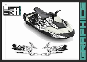 SEADOO SPARK TRIXX graphics set stickers vinyl decals kit for 2up 3up jet ski  - Picture 1 of 2