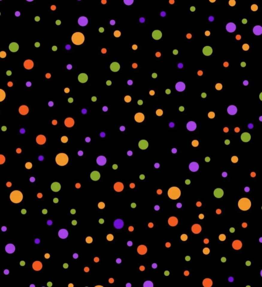 David Textiles Halloween Fat Quarter Fabric, Splatter, 18" x 21", 100% Cotton - Image 1 of 1