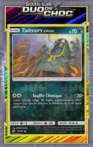 Tadmorv d'Alola Reverse -SL09:Duo De Choc- 83/181 -Carte Pokemon Neuve Française - Picture 1 of 1