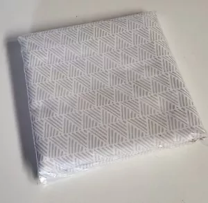 Kissenbezug Mikrofaser Grau Gittermuster 2er-Set Bezug 50 x 80cm (L1) - Bild 1 von 2