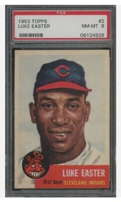 1953 Topps Luke Easter #2 PSA 8 NM MT Low Pop - Image 1 of 2