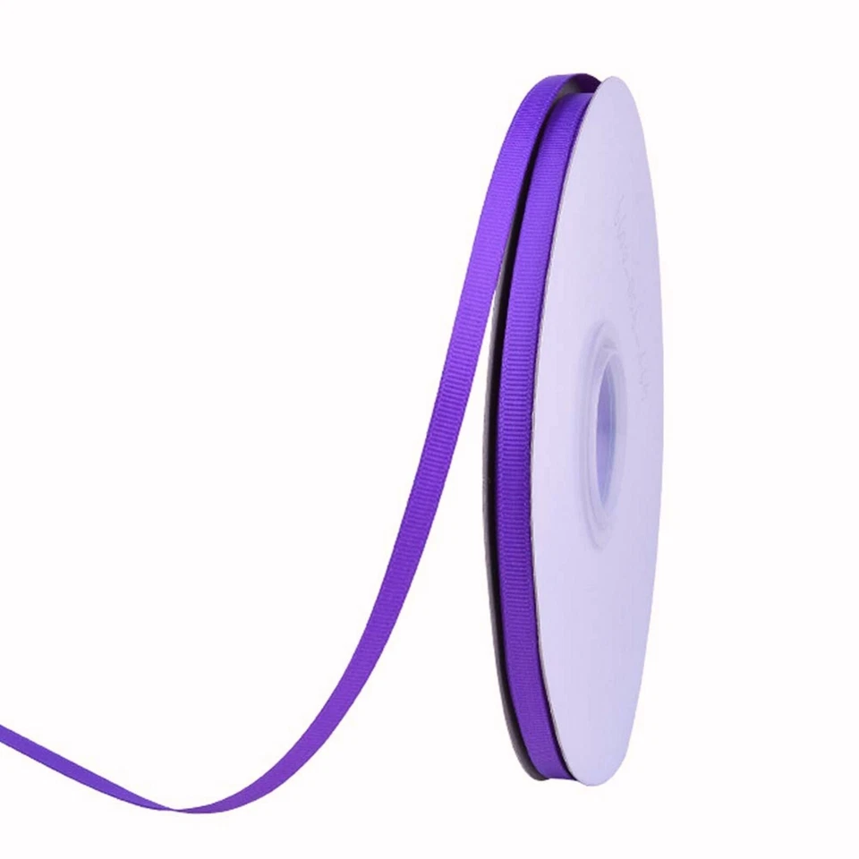 1/4" Wide Purple Grosgrain Ribbon - 50 Yard Spool (00832) - Image 1 of 1