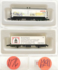 Marklin Z Scale M/M  1176 & 1291   2  COLLECTOR  FREIGHT Cars   Boxes  C8
