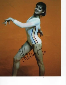 NADIA COMENECI SIGNED 8X10 OLYMPIC WOMEN'S GYMNASTICS ROMANIA - Picture 1 of 1