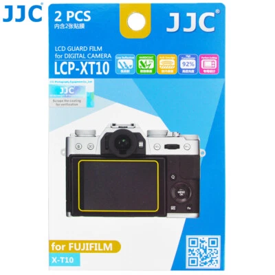 JJC 2PCS LCD Guard Film Camera Screen Protector for FUJIFILM X-T30 II X-T50 X-E3 - Image 1 of 4