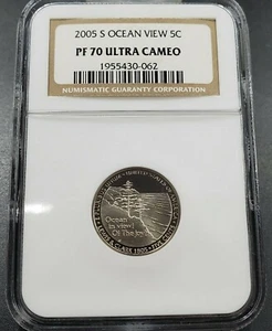 2005 S Oceanview Nickel Commemorative NGC PF70 UCAM Combo Shipping Discounts - Picture 1 of 3