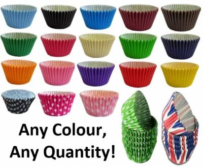 Hochwertige farbige Muffin Papier Cupcake Formen Backen Cup Cake Etui-beliebige Menge - Bild 1 von 4