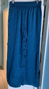 New MK Michael Kors Womens Pants MSRP $125 size S Chain Print Luxe Teal - Picture 1 of 7