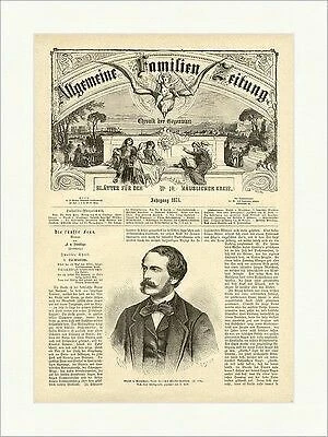 Adolph von Pfretzschner bayerischer Politiker Deutsches Reich Holzstich E 4652 - Bild 1 von 1