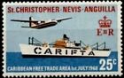 ST. KITTS-NEVIS -1968- Zone de libre-échange des Caraïbes, CARIFTA - Timbre neuf dans son emballage neuf - Sc. #188
