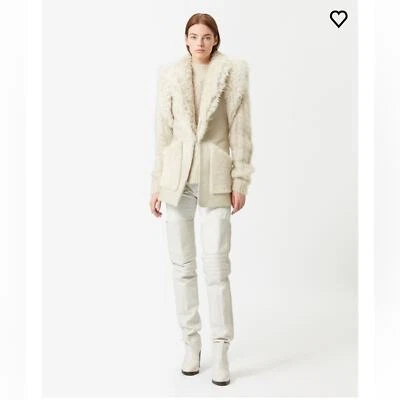 ISABEL MARANT GILET BRYANA size 42 shearling fur jacket vest - Image 1 of 4