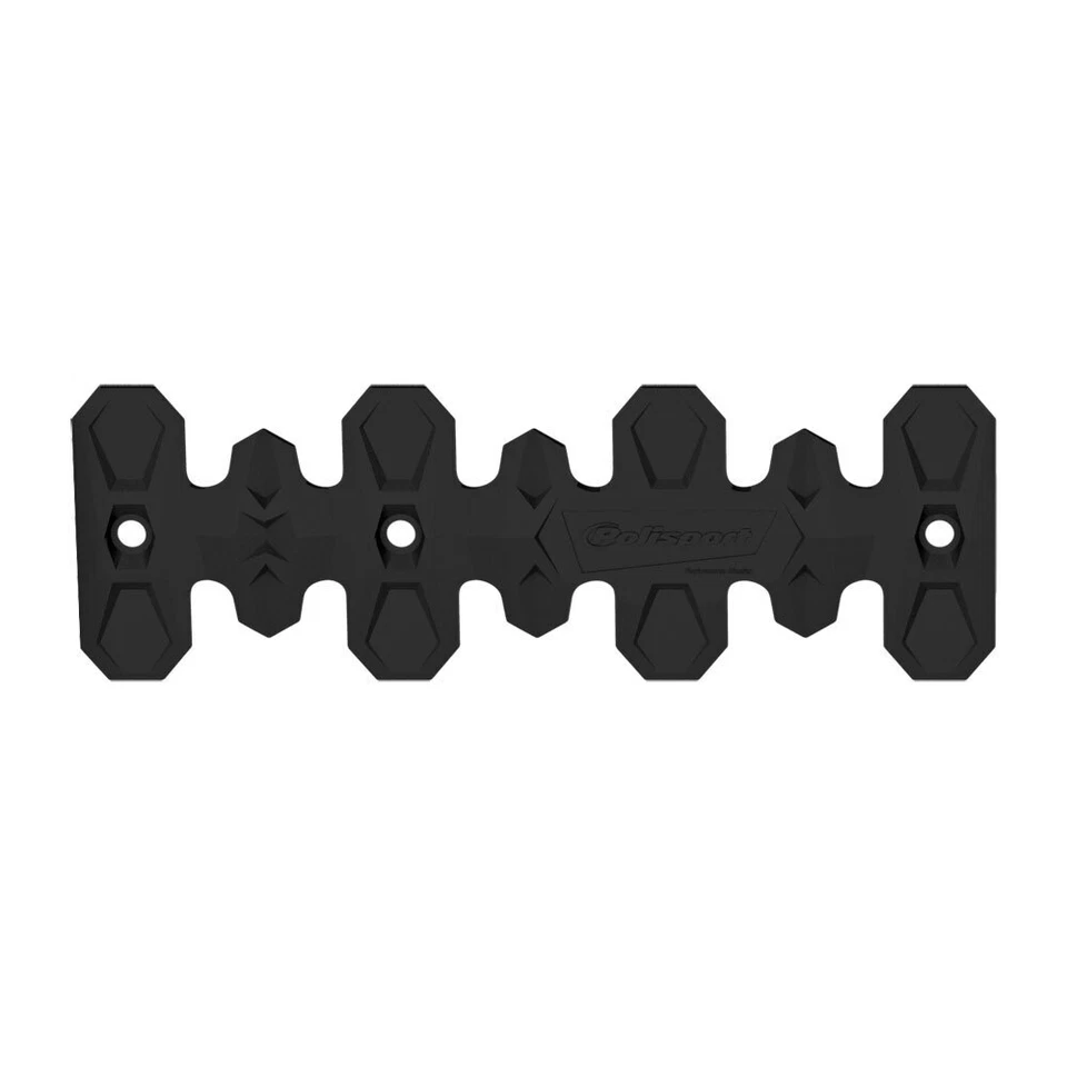 Polisport Black Armadillo 4T Short Pipe Guard for Honda CRF450R 2002-2022 - Image 1 of 1