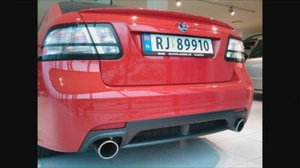 SAAB 93 HECK DIFFUSOR 2008+ TURBO OPTIK - Bild 1 von 1