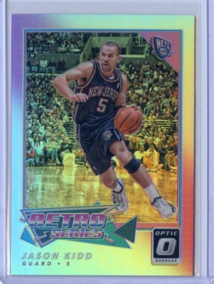 2017-18 Panini Donruss Optic Holo Silver Retro Series #22 Jason Kidd - New Jerse - Image 1 of 3