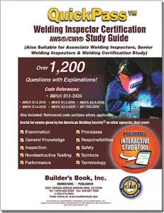 Certified Welding Inspector AWS/CWI QuickPass Study Guide based on AWS D1.1 2020 - Picture 1 of 2