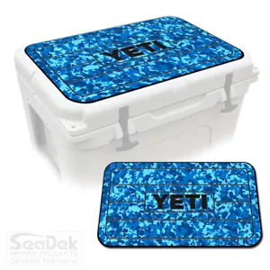 SeaDek Pad Top fits YETI Tundra Cooler - Marine EVA Mat - AQ/B - YETI Teak - Picture 1 of 6