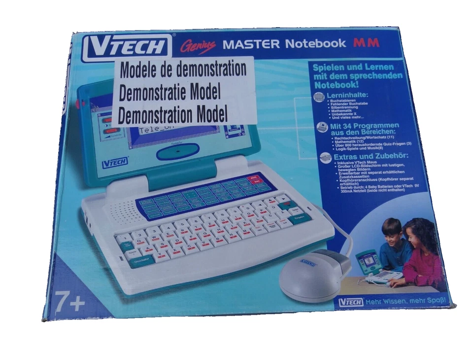 Genius Master Notebook Lerncomputer Kinder Schule Computer 90er VTech mit OVP - Bild 1 von 4