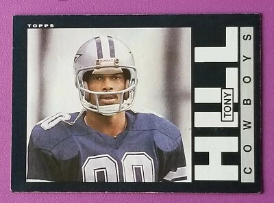 1985 Topps #43 Tony Hill Dallas Cowboys - Image 1 of 2