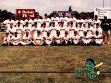 1995 Beloit Snappers Team Issue #31 Team Photo Checklist - NM Baseball Card