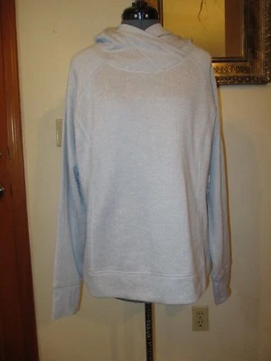 Exertek Womens Athelic Knit Fleece Pull Over  Hooded Yoga Top Size LG (New) - Image 1 of 4