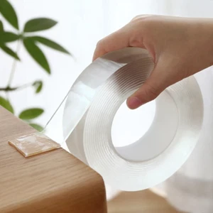 Double Sided Tape Strong Clear Sticky Adhesive DIY Craft Gift Wrap Transparent